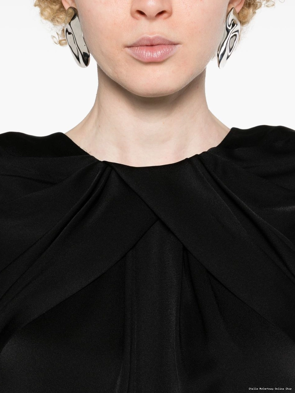 Cheap blouse Stella cape-detail satin McCartney Women 0725